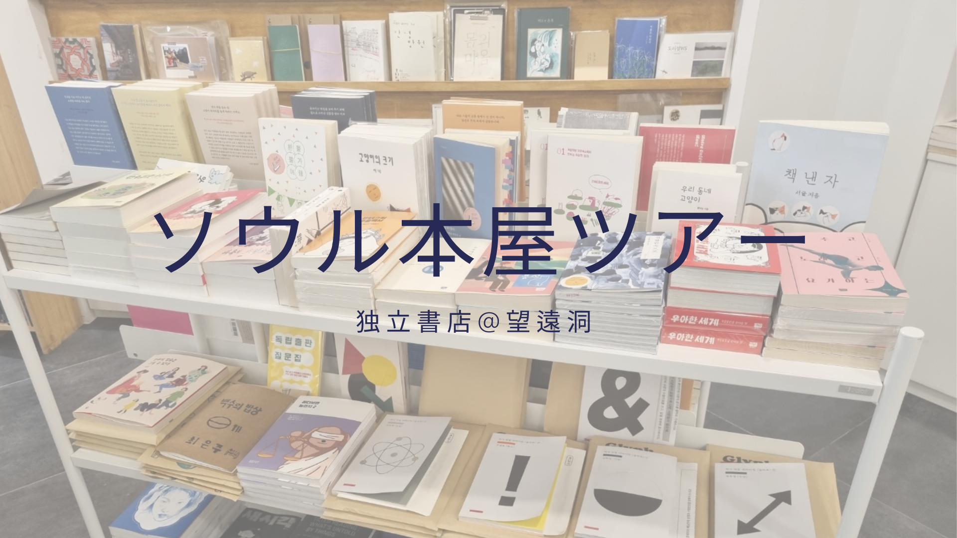 ソウル本屋ツアー